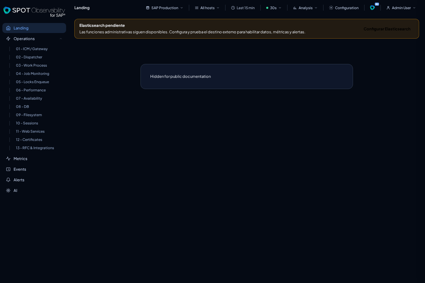Limited mode while Elasticsearch is pending